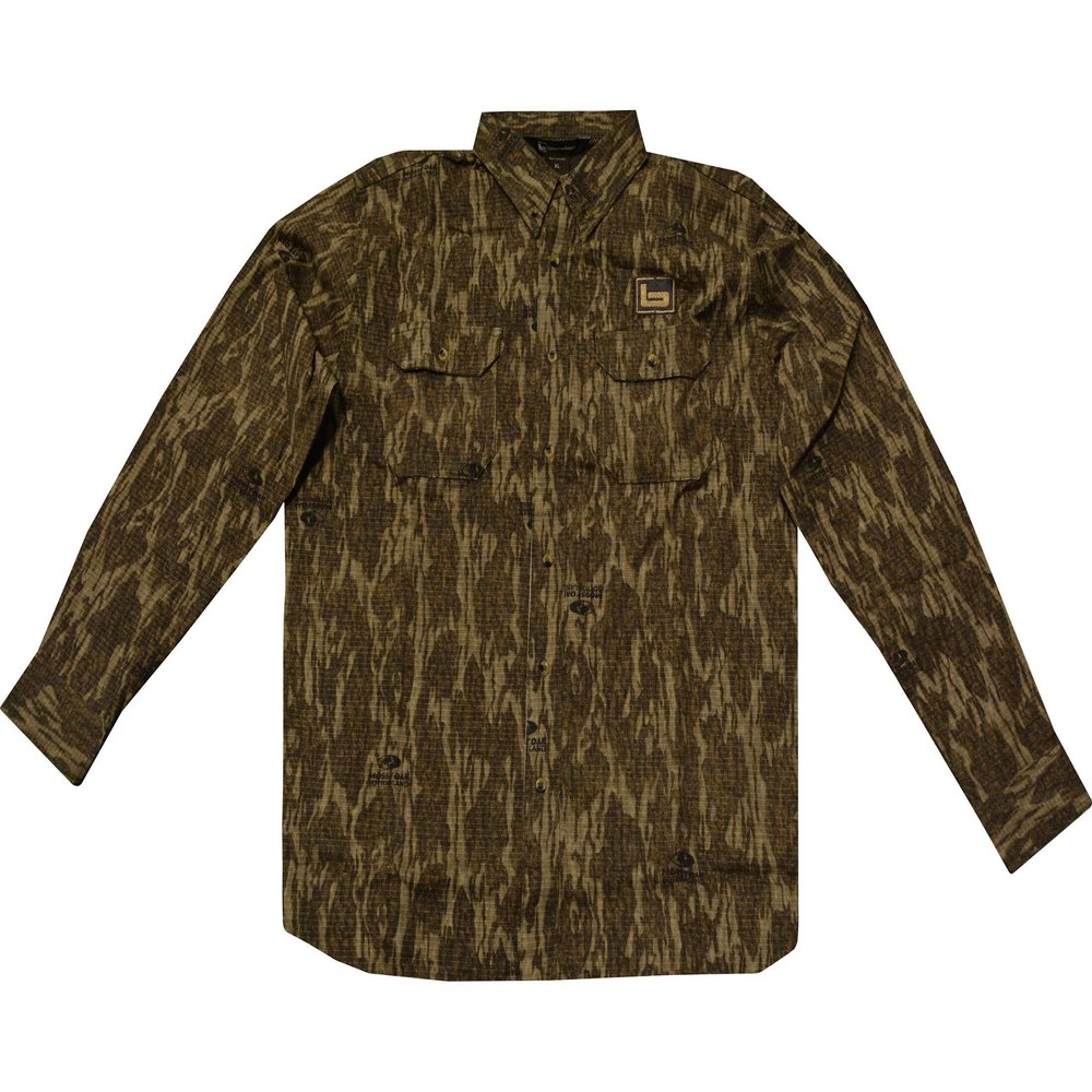 Banded B1030009-BL-2X Cotton Button-Up Shirt Bottomland 2X-Large Hunting Gear