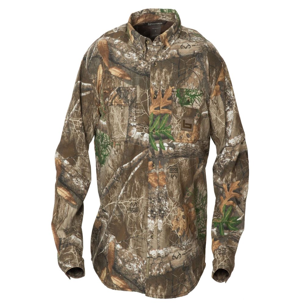 Banded B1030009-ED-XL Cotton Button-Up Shirt Edge X-Large Hunting Gear