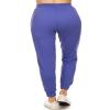 Leggings Depot Womens Relaxed fit Jogger Pants - Track Cuff Sweatpants with Pockets, Royal Blue, X-Large view 3
