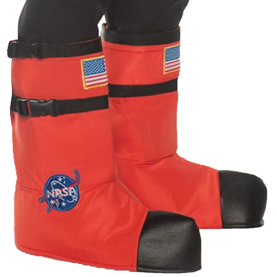 UNDERWRAPS unisex adults Astronaut Boot Top Covers - Orange Adult Sized Costumes, Orange, One Size US