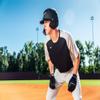 Mizuno B-130 Adult Baseball Batting Glove, Red-Charcoal, Medium view 4