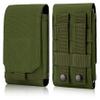 IronSeals Tactical Molle Phone Holster Pouch, Universal Belt Waist Bag for iPhone 17 Pro Max/17 Pro/17/16 Pro Max/15 Pro Max/14 Pro Max/13/12, Samsung S25 Ultra/S24/S23, Size L view 1