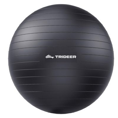 Trideer Exercise Ball for Yoga, Pilates & Fitness  Stability Ball Equipment for Home Gym & Office Chair, Core & Balance Training Accessories, Physical Therapy Equipment, Quick Pump Included, 5 Sizes