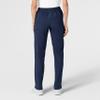 Wink W123 Women's Flat Front Cargo Scrub Pant, Navy, 4X-Large view 4