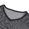 ACSUSS Men's Breathable See Through Fishnet Clubwear T-Shirt Tank Top Undershirt Black L view 3