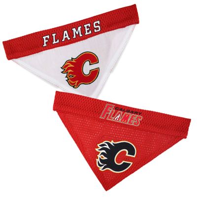 Pets First NHL Calgary Flames Bandana for Dogs & Cats, Large/X-Large. - Cute & Stylish Bandana! The Perfect Hockey Fan Scarf Bandana, Great for Birthdays Or Any Party!