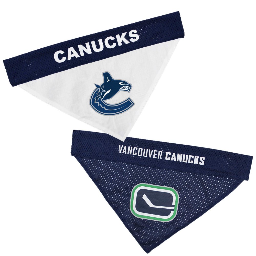 NHL Vancouver Canucks Bandana for Dogs & Cats, Small/Medium. - Cute & Stylish Bandana! The Perfect Hockey Fan Scarf Bandana, Great for Birthdays Or Any Party!
