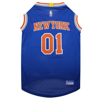 Pets First NBA NEW YORK KNICKS DOG Jersey, Large - Tank Top Basketball Pet Jersey