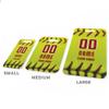 ChalkTalkSPORTS Softball Luggage & Bag Tag | Personalized Softball Stitches | Standard Lines on Back | Large view 3