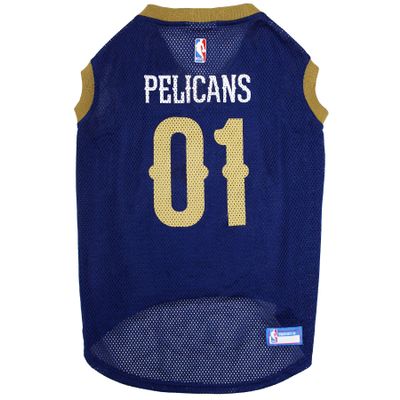 Pets First NBA NEW ORLEANS PELICANS DOG Jersey, X-Small - Tank Top Basketball Pet Jersey