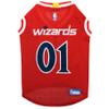 Pets First NBA WASHINGTON WIZARDS DOG Jersey, Small - Tank Top Basketball Pet Jersey view 1