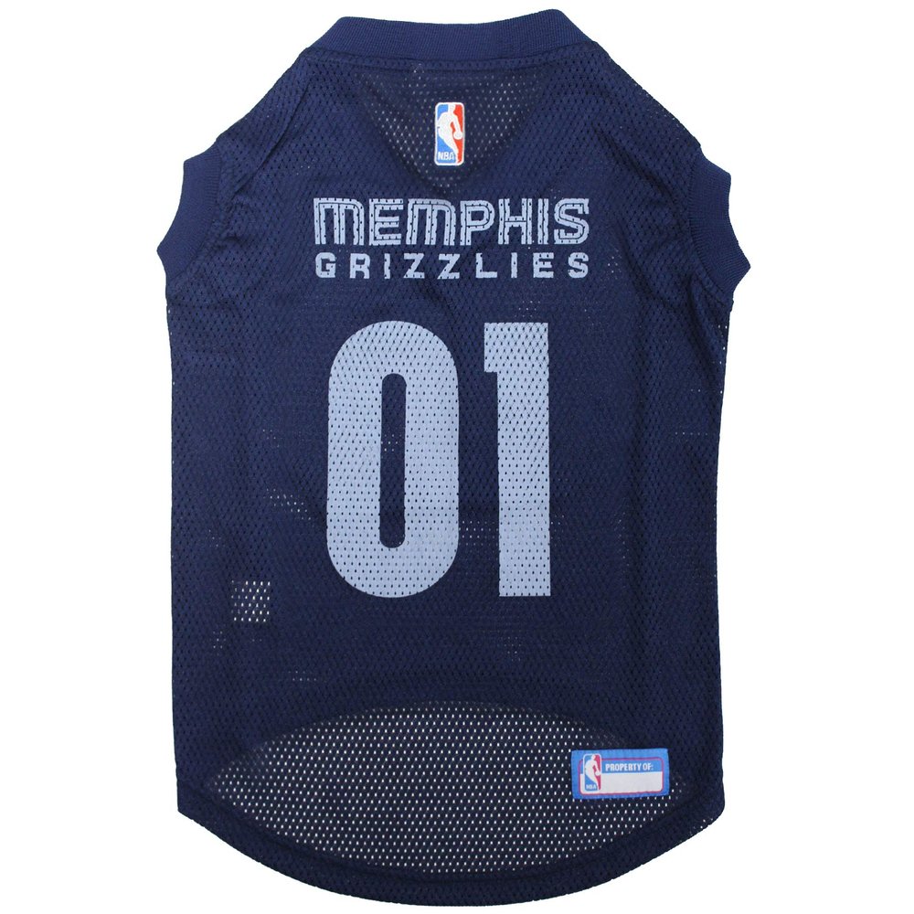 Pets First NBA MEMPHIS GRIZZLIES DOG Jersey, X-Small - Tank Top Basketball Pet Jersey