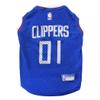 Pets First NBA LOS ANGELES CLIPPERS DOG Jersey, Small - Tank Top Basketball Pet Jersey view 1