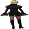 Forum Women's Dark Royalty Queen Blouse, as Shown, Standard view 2