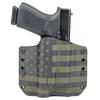 OWB Olight PL-2 Valkyrie Holster - USA OD Green & Black (Right-Hand, for HK VP 9) view 1