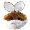 Forum Novelties Adult Deluxe Plush Animal Mascot Mask, Bunny - one size view 1