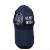 AES Navy Veteran USN Vet Blue Embroidered Hat Ball Cap view 1