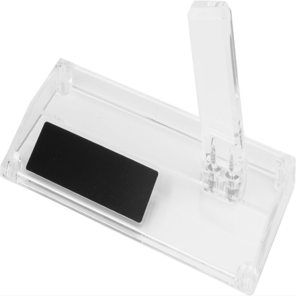 Evike Airsoft - Angel Custom Display Grade Acrylic Airsoft Pistol Hand Gun Stand (Model: Clear Universal Single Stack Fit)