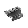 Lion Gears BridgeMount Tactical Picatinny .75" Riser, 1.45" Long with 3 Slots, Robust and Light-Weighted Design with Dual Lock Quick Release/Lock Lever, BM0307QR