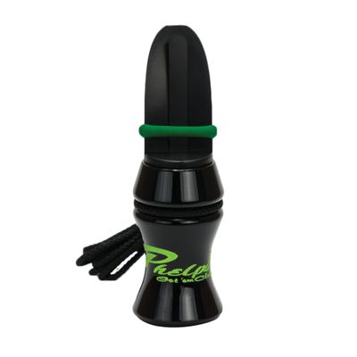Phelps Game Calls External Elk Call - Easy-Use Cow and Calf Calling System for Estrous Sounds and Fall Hunting, EZ Estrus (Phelps Black)