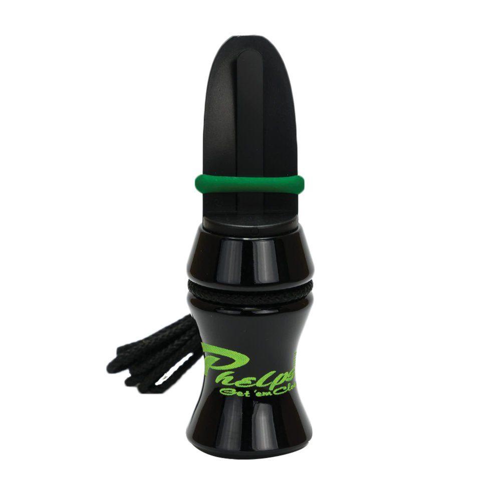 Phelps Game Calls External Elk Call - Easy-Use Cow and Calf Calling System for Estrous Sounds and Fall Hunting, EZ Estrus (Phelps Black)