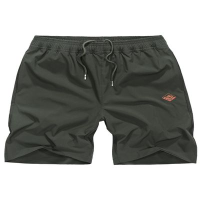 Mr.Stream Men's Surf Bermuda Beach Short Sport Gym Quick Drying Lightweight Solid SweatShorts L Green