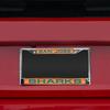 San Jose Sharks NHL Chrome Metal - Set of 2 - Laser Cut License Plate Frame Set view 3