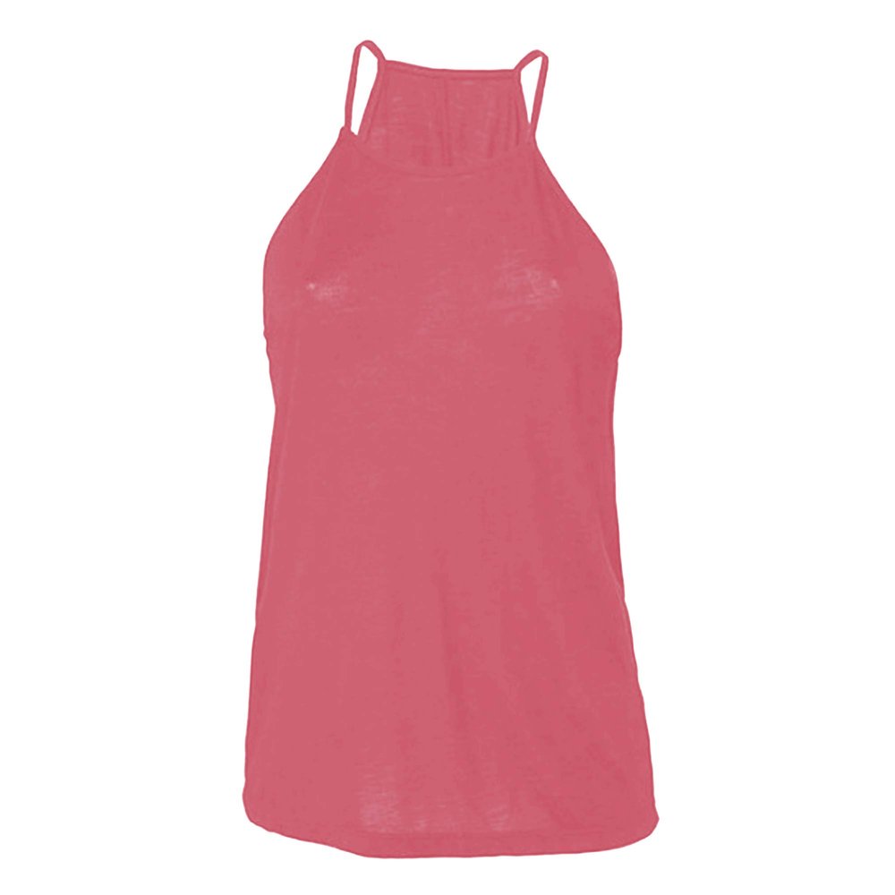 Bella + Canvas Womens/Ladies Flowy High Neck Tank Top (S) (Mauve)