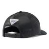 Columbia Standard PFG Hooks Mesh Snap Back-High Crown, Black, One Size view 3