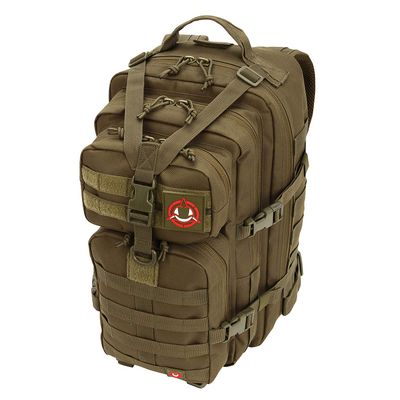 ORCA 34L Military Tactical Backpack  Heavy Duty Waterproof Rucksack for Camping, Hiking & Survival, 600D Polyester (OD Green)