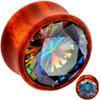 00g Ear gauges Tunnels Expander Stretching kit Plugs Steel Wood MoDTanOiz Flesh Tunnels 1/2 12mm view 1