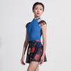 Baiwu Dance Half Sleeve Mesh Elegant Ballet Leotards 117141043 (Royal Blue, Medium) view 4