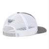 Columbia Unisex Unisex PFG Fish Flag Mesh Snap Back Hat, Titanium/White, One Size view 4