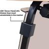 Huskey Tinted Golf Cart Windshield Compatible with EZGO Freedom TXT 2014+ / Valor 2017 to 2022 W/ 1"x1" Struts; 3/16" Thick & Bottom Rubber Body Protection Gasket, 25% thicker than most Windshields view 3
