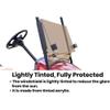 Huskey Tinted Golf Cart Windshield Compatible with EZGO Freedom TXT 2014+ / Valor 2017 to 2022 W/ 1"x1" Struts; 3/16" Thick & Bottom Rubber Body Protection Gasket, 25% thicker than most Windshields view 4