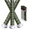 ALIEN PROS Bat Grip Tape 0.5MM for Baseball and Softball (3-Pack)  Non-Slip Easy to Install Bat Tape  Perfect Baseball bat Grip for Aluminum or Wood bat Grip (3-Pack, Black Clouds) view 1