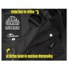 Southwestern Equine American Cowboy Saddle Slicker Rain Coat Duster  100% Waterproof Full Length Unisex (Black, XXX-Large) view 4
