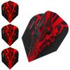 Harrows Rapide X Dart Flights - 100 Micron - Standard - 1 Set (3) (Red)