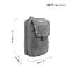EXCELLENT ELITE SPANKER Molle Admin Pouch Military Utility Tool Pouch EDC Molle Pouchs Gadget Waist Bags(Grey) view 2