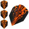 Harrows Rapide X Dart Flights - 100 Micron - Standard - 1 Set (3) (Orange)