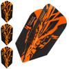 Harrows Rapide X Dart Flights - 100 Micron - Slim - 1 Set (3) (Orange)