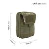 EXCELLENT ELITE SPANKER Molle Admin Pouch Military Utility Tool Pouch EDC Molle Pouchs Gadget Waist Bags(Ranger Green) view 2