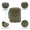 EXCELLENT ELITE SPANKER Molle Admin Pouch Military Utility Tool Pouch EDC Molle Pouchs Gadget Waist Bags(Ranger Green) view 3
