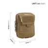 EXCELLENT ELITE SPANKER Molle Admin Pouch Military Utility Tool Pouch EDC Molle Pouchs Gadget Waist Bags(Coyote Brown) view 2