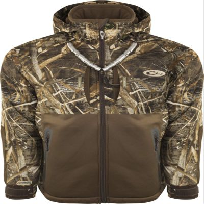 Drake Guardian Full Zip Heavyweight Eqwader Wading Jacket with Hood (Max5, 2X-Large)