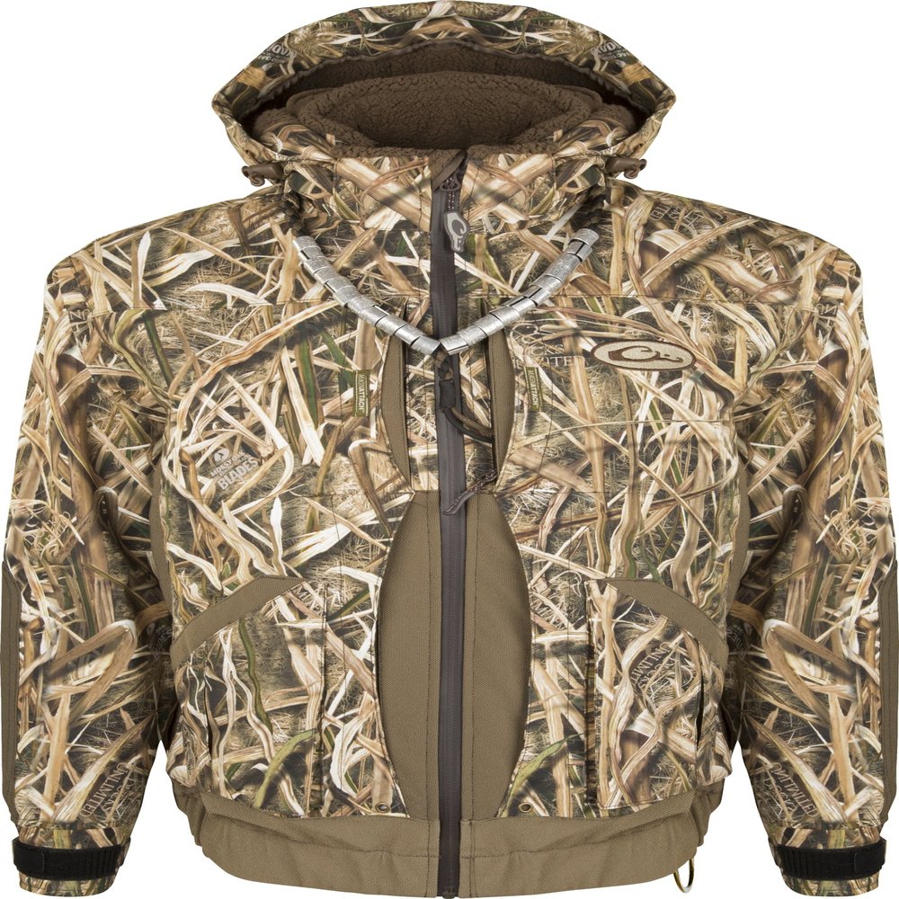 Drake Guardian Elite Boat & Blind Coat, Insulated, Color: Blades, Size: X-Large (DW6021-013-4)