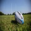 Rhino Tornado XV Rugby Ball, Size 4, White/Blue view 2