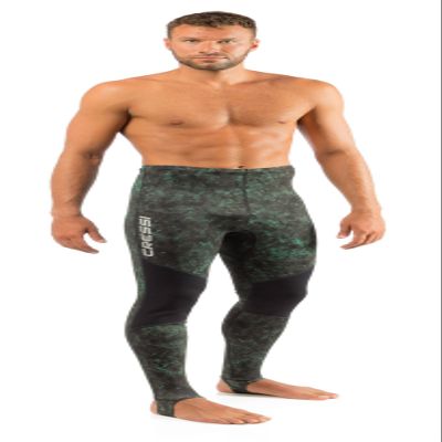 Cressi Hunter Rash Guard Pants, Camo Green, XL