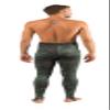 Cressi Hunter Rash Guard Pants, Camo Green, XL view 2