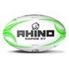 Rhino Rapide XV Rugby Ball, White/Green, Size 5 view 4